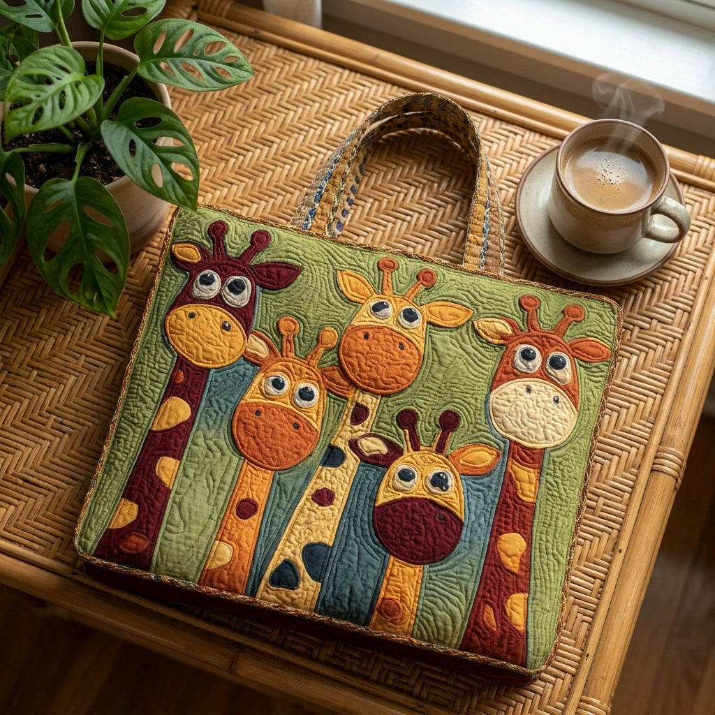Gesteppte Tragetasche - Giraffe