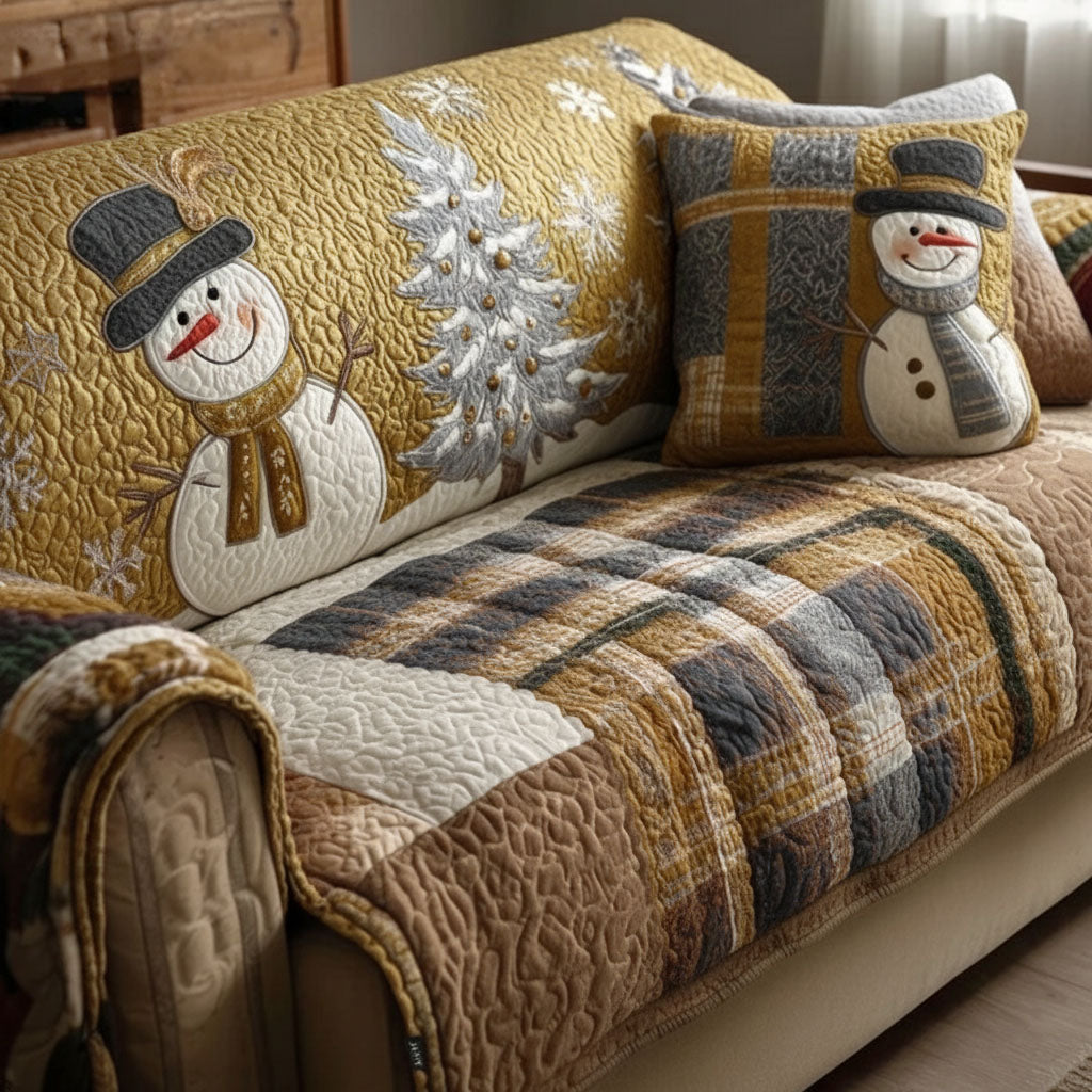 Suze - Steppbezug Sofa Motiv Weihnachten