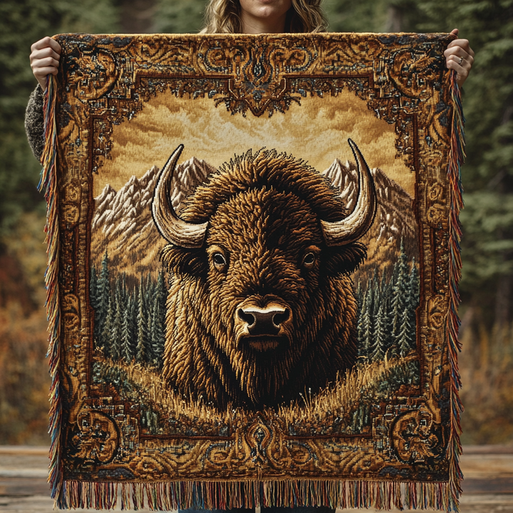 Amber - Steppdecke Bison-Charme