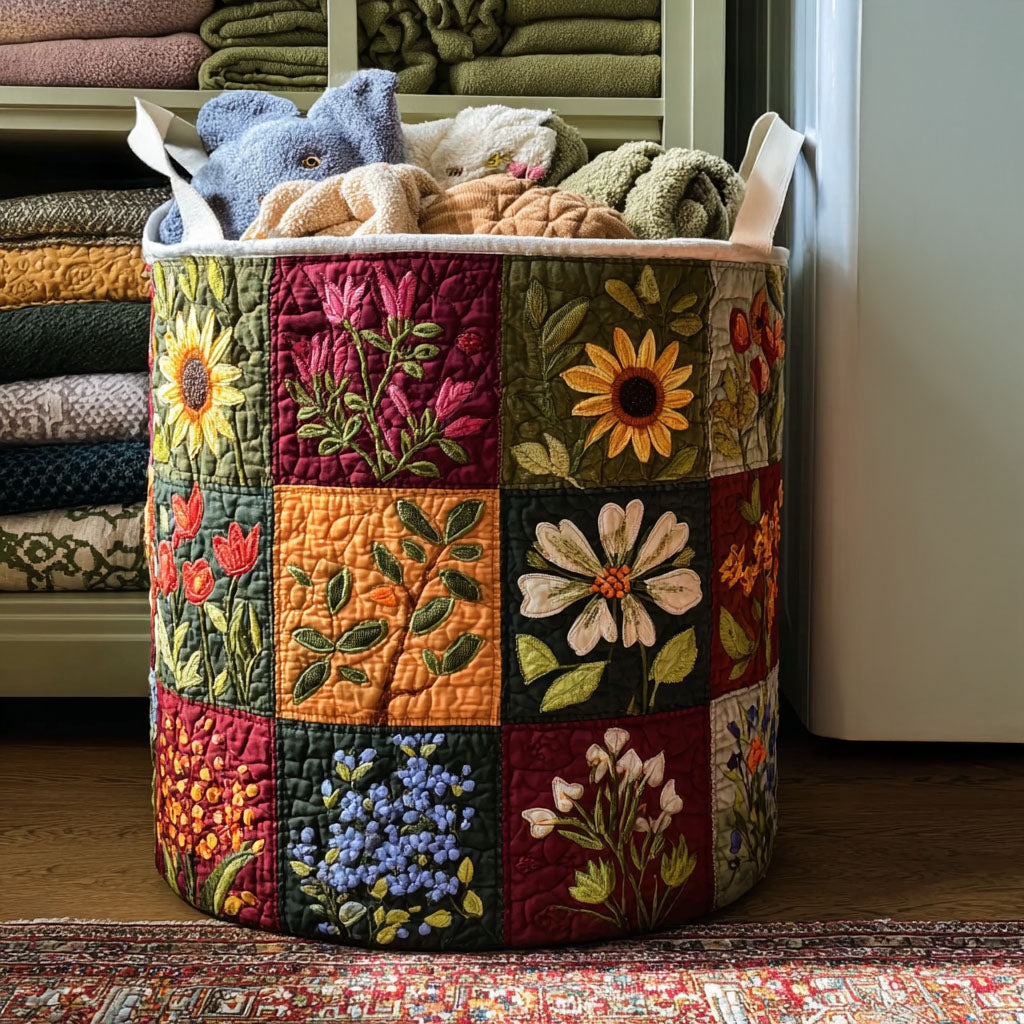 Quilted Laundry Hamper - Bloom & Shine