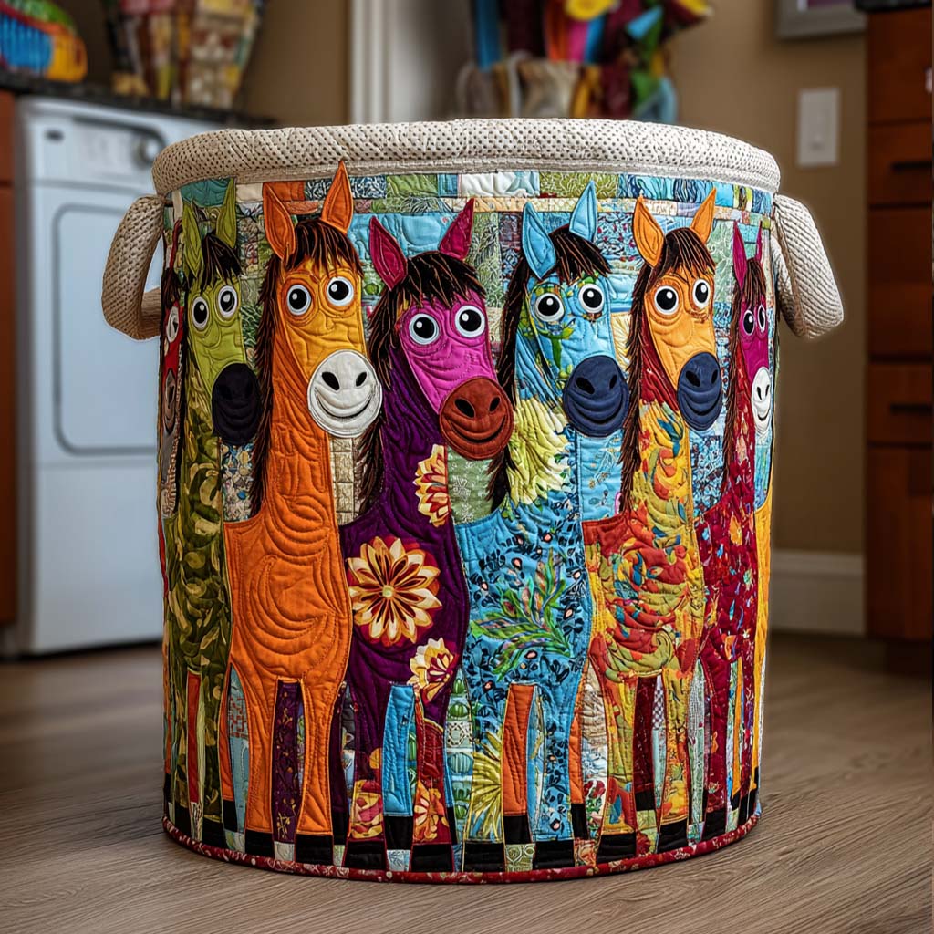 Upholstered Laundry Basket - Radiant Shepherd