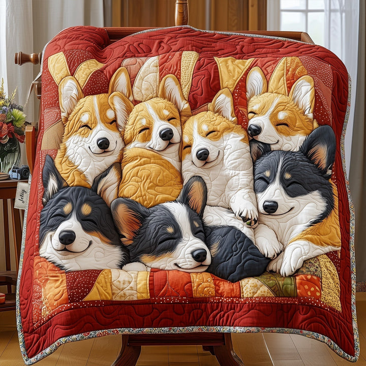 Astrid - Gesteppte Decke Corgi Kuscheltier-Team
