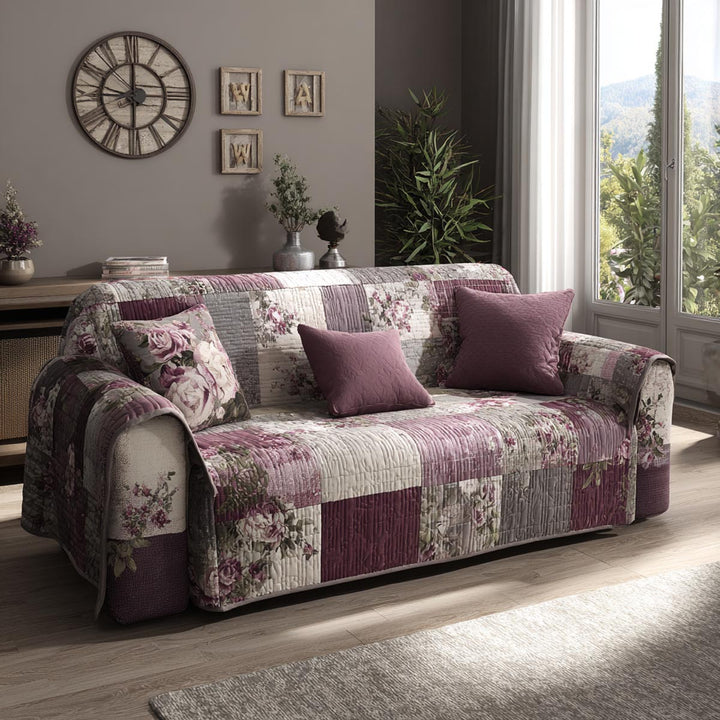 Joke - Quilted Country-Style Sofa Cover