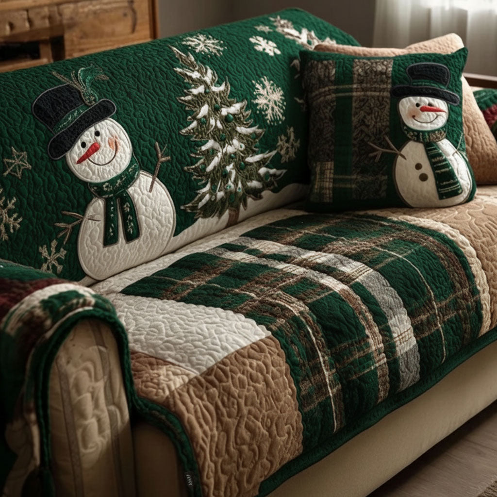Suze - Steppbezug Sofa Motiv Weihnachten