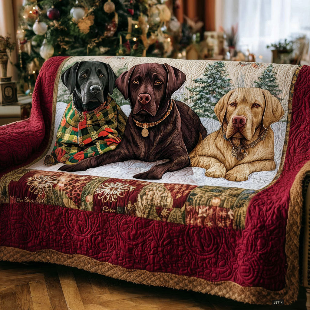 Merel - Gesteppte Sofabezugsdecke Labrador Retriever