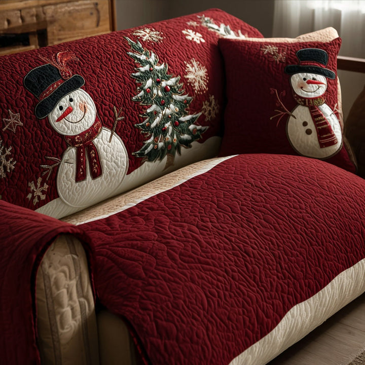 Francina - Gepolsterte Sofahusse Motiv Weihnachten