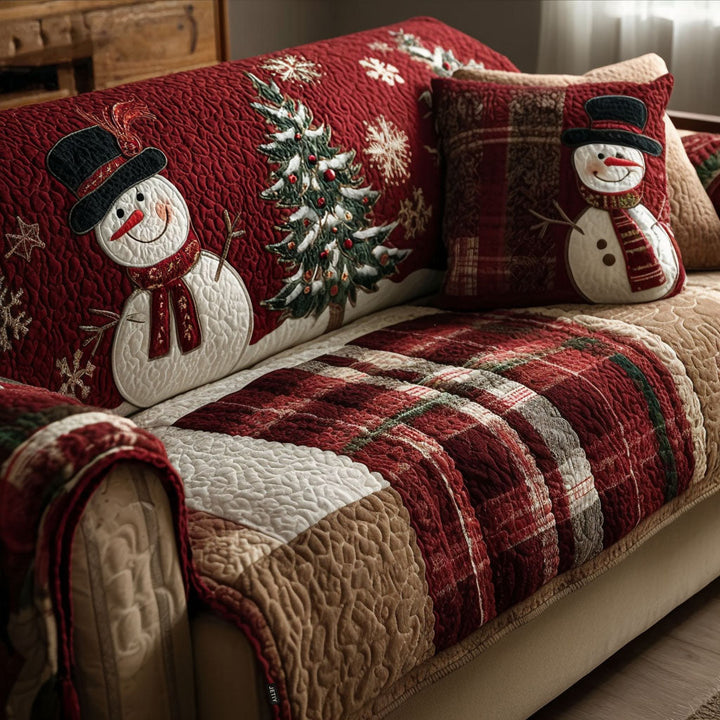 Suze - Steppbezug Sofa Motiv Weihnachten