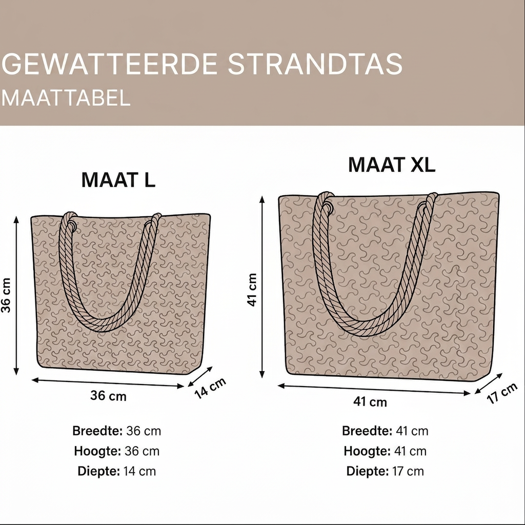 Marieke | Handgemaakte strandtas