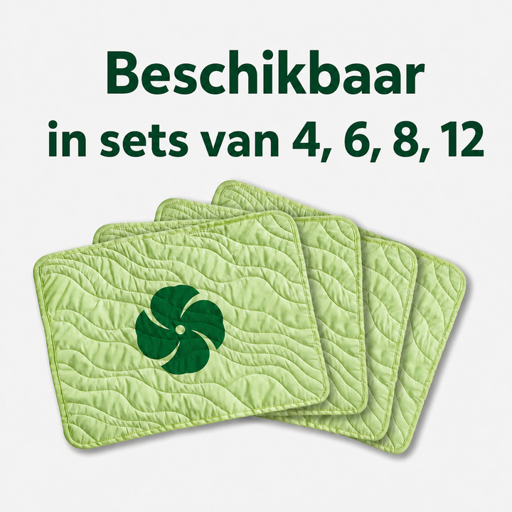 Anna - Gewatteerde placemat Harten Bloeiende