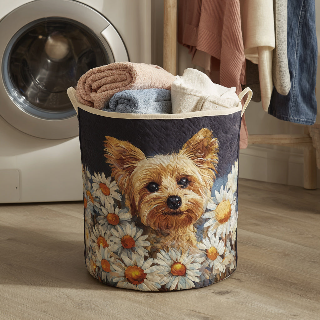 Gefütterter Wäschekorb – Blumenmuster Yorkshire