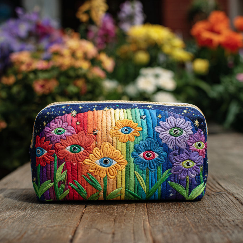 Witz - Gepolsterte Kulturtasche Retro Wald