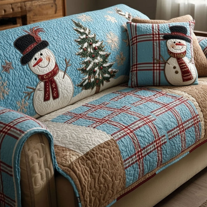 Suze - Steppbezug Sofa Motiv Weihnachten