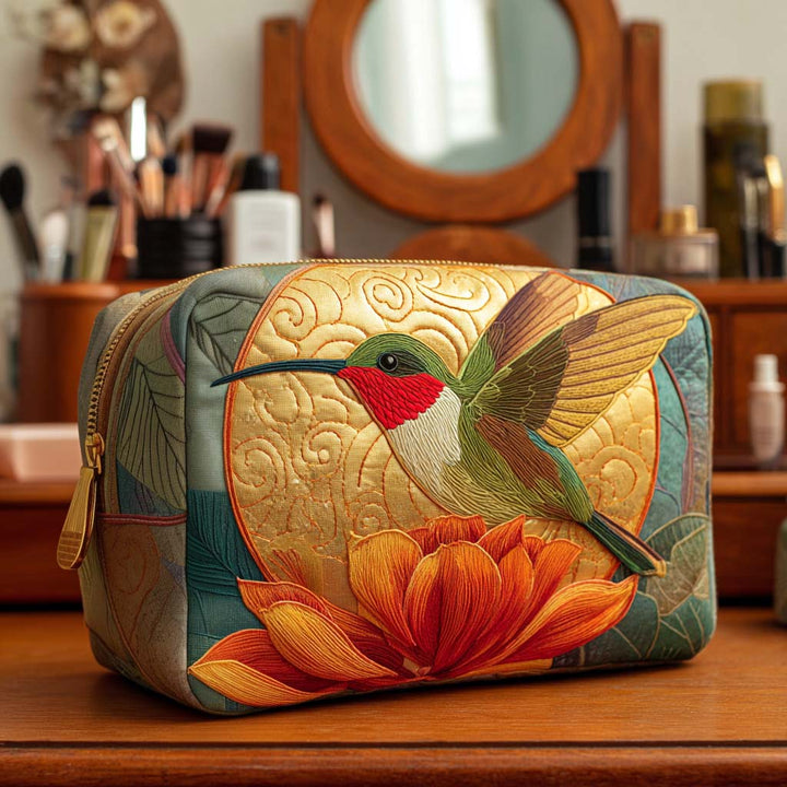 Trijntje - Gesteppte Kulturtasche Goldenes Muster