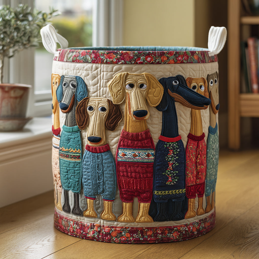 Gequilte Wasmand - Vrolijke Snorren