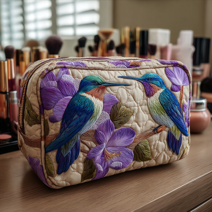 Wilma – Gepolsterte Kulturtasche Raffiniert Kolibri
