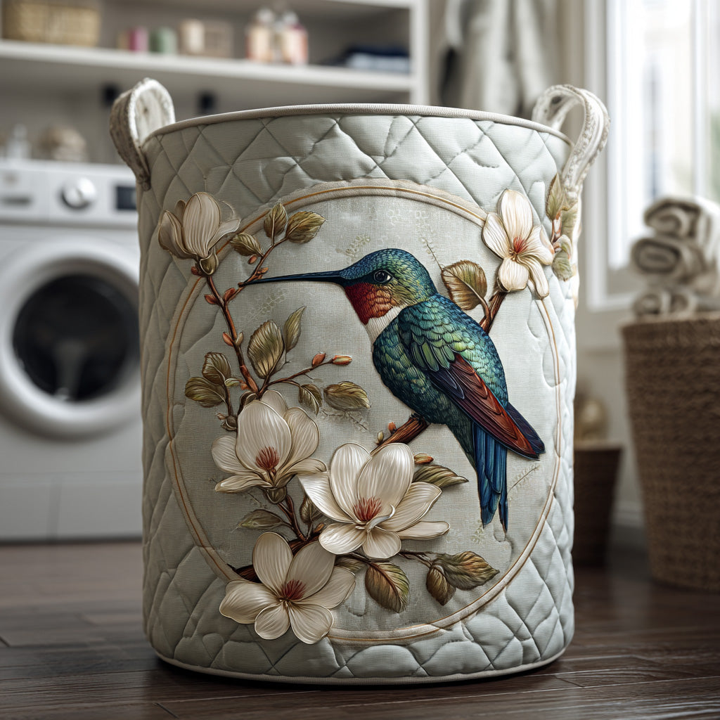 Filled Laundry Basket - Colibri in Lace