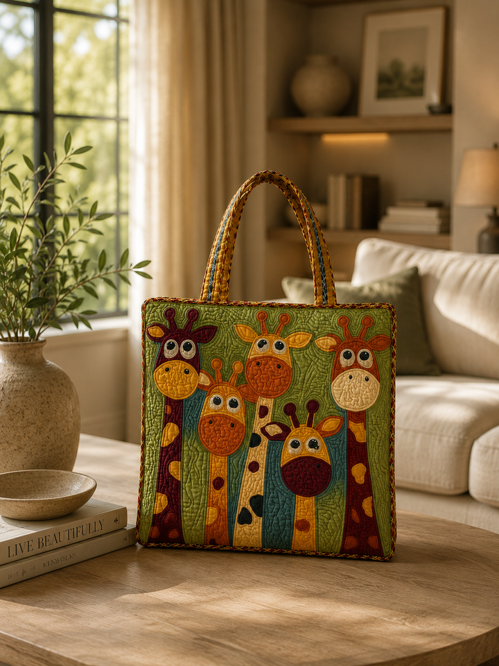 Gesteppte Tragetasche - Giraffe