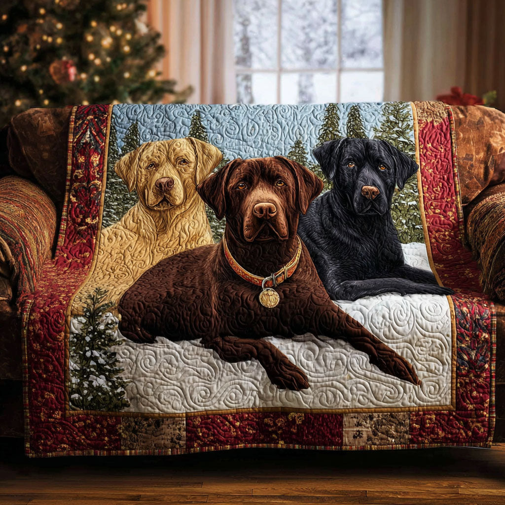 Merel - Gesteppte Sofabezugsdecke Labrador Retriever