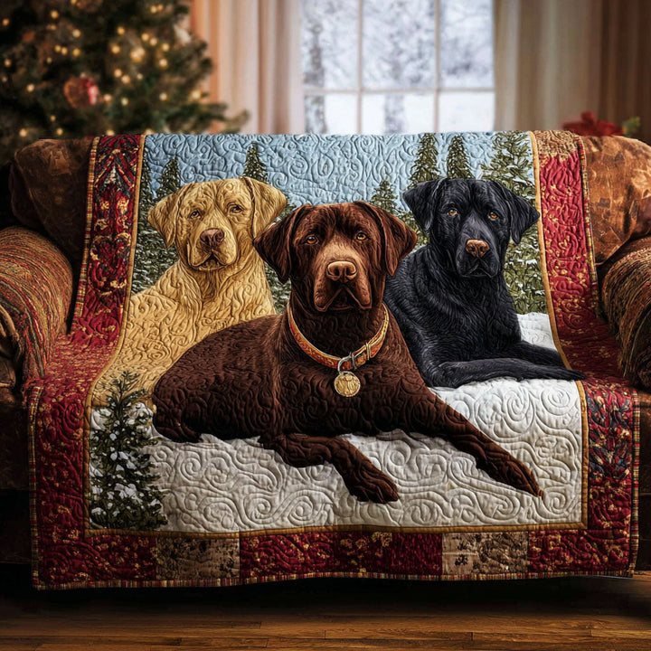 Merel - Gesteppte Sofabezugsdecke Labrador Retriever