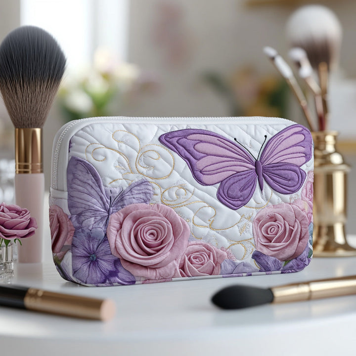 Marlies - Gesteppte Kulturtasche Elegant Lavendel