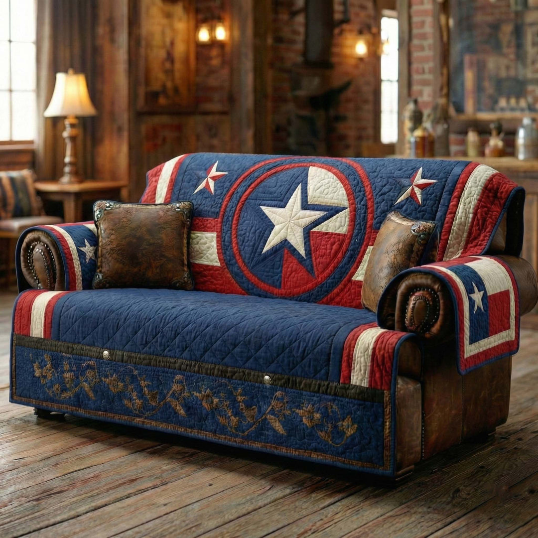 Fien – Gesteppte Sofahusse im American Style