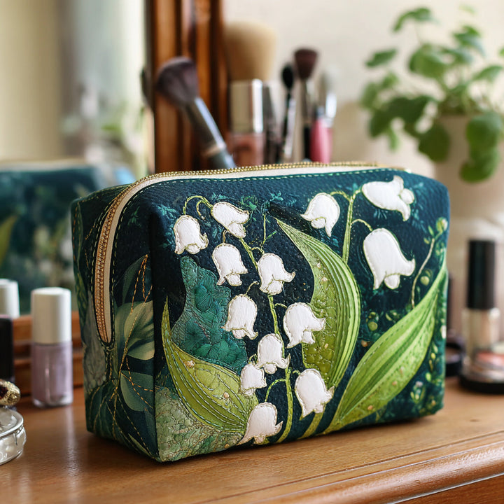 Willemijn - Gesteppte Kulturtasche Raffinierte Lilien