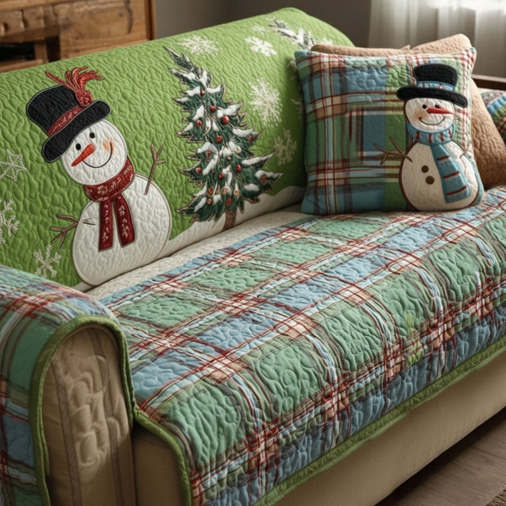 Suze - Steppbezug Sofa Motiv Weihnachten