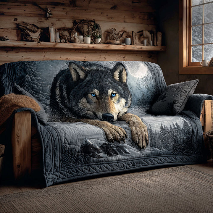 Roos - Gesteppter Sofabezug Wolf