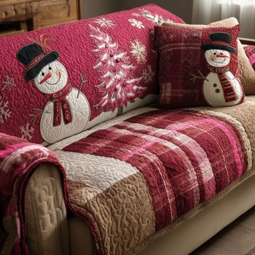 Suze - Steppbezug Sofa Motiv Weihnachten