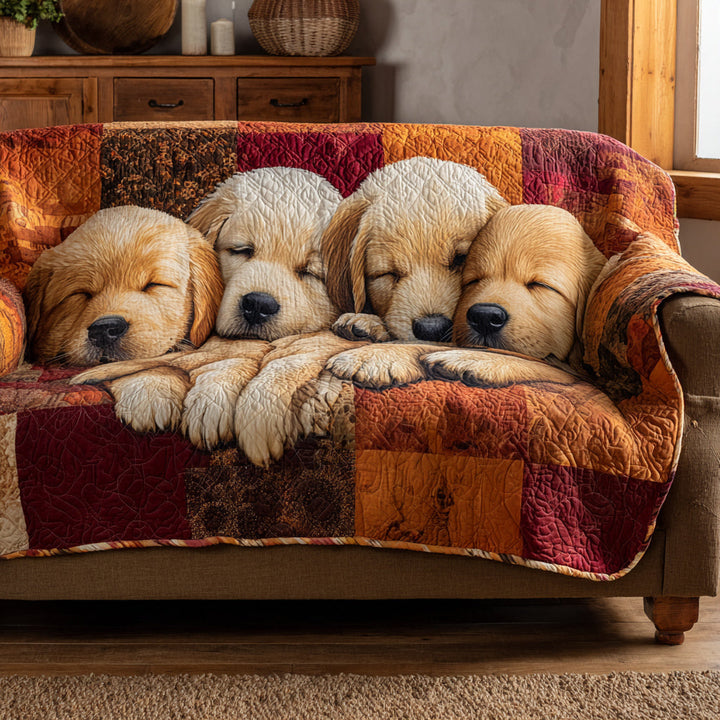 Katrien - Gepolsterter Sofabezug Golden Retriever