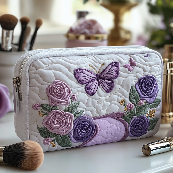 Sophie - Gepolsterte Kulturtasche Elegant Lila