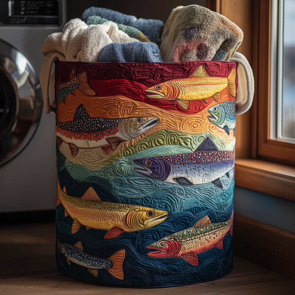 Gestoffeerde Wasmand - Fantasie Forel