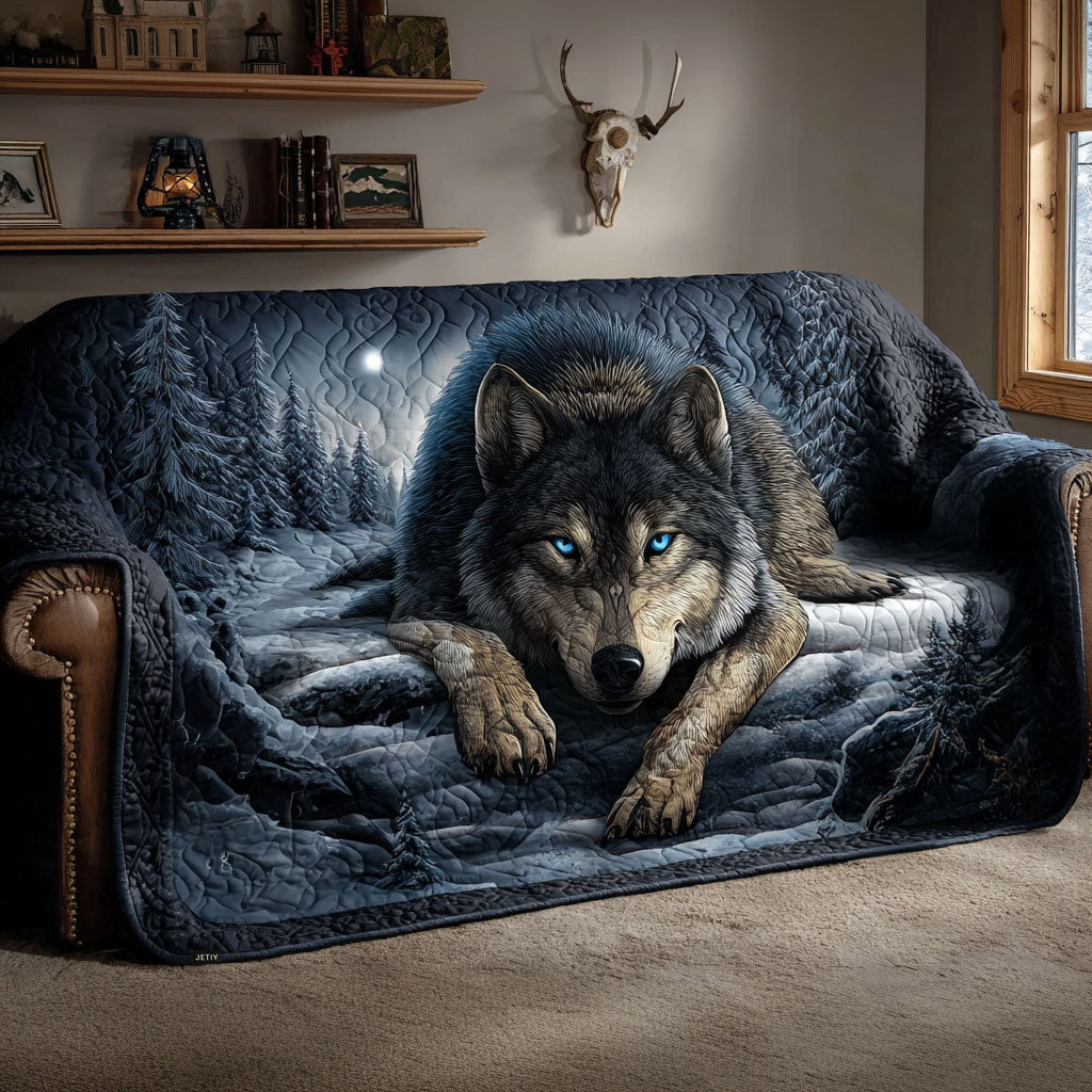 Roos - Gesteppter Sofabezug Wolf