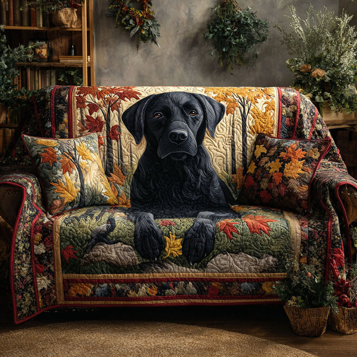 Merel - Gesteppte Sofabezugsdecke Labrador Retriever
