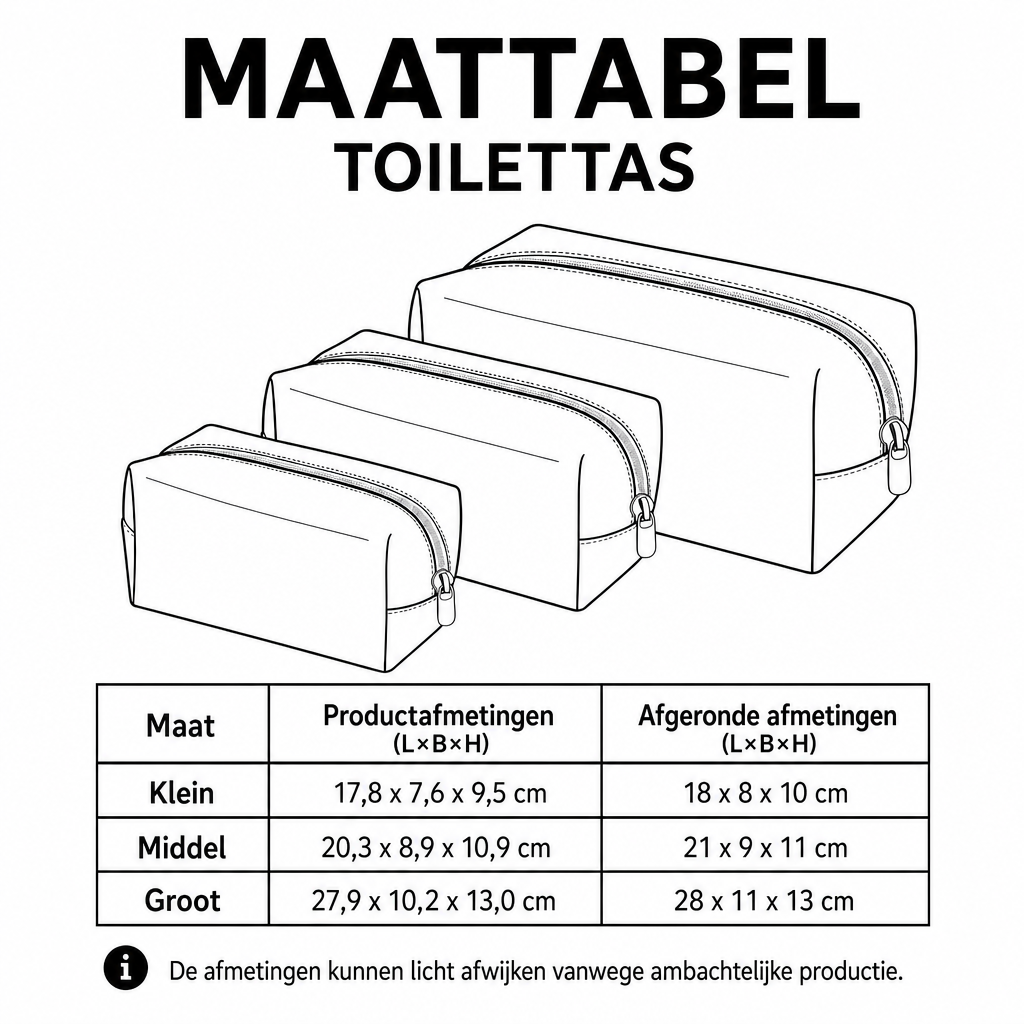 Hetty – Kulturtasche mit Steppung und Friedenssymbol